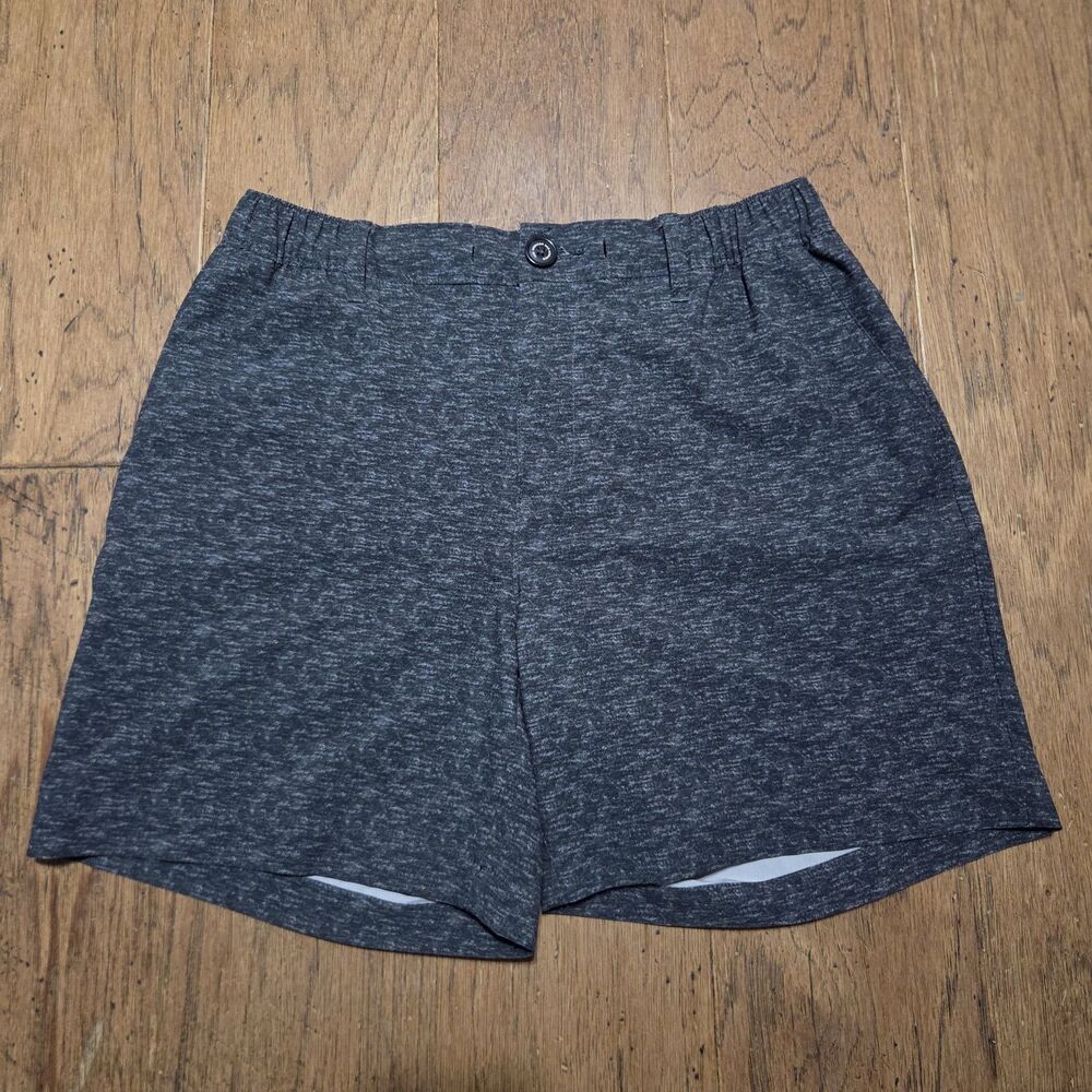 Chubbies Everywear Shorts Mens Medium 6" Black Drawstring Casual Chinos Stretch